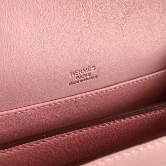 Rose dragee replica H**me5 Mini Sac Roulis handbag