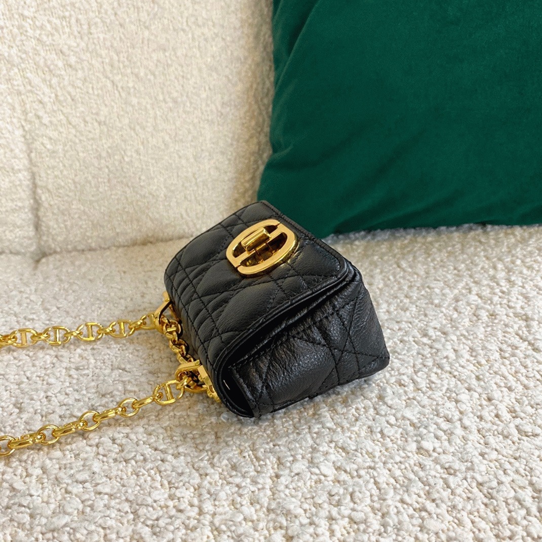 D10r Caro Micro Bag Knockoff in Black