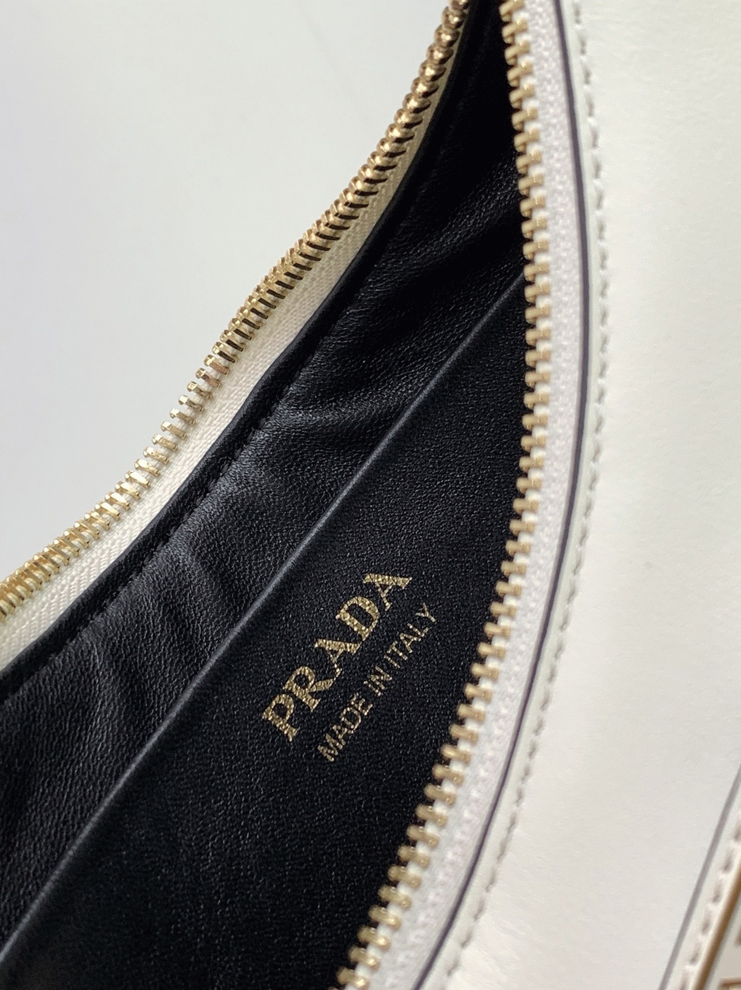 White Pra*a Arque Shoulder Bag Knockoff
