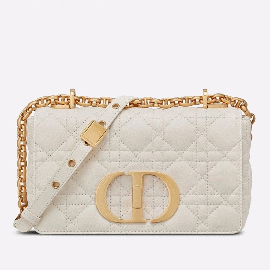 D10r Caro Small Bag Knockoff in White