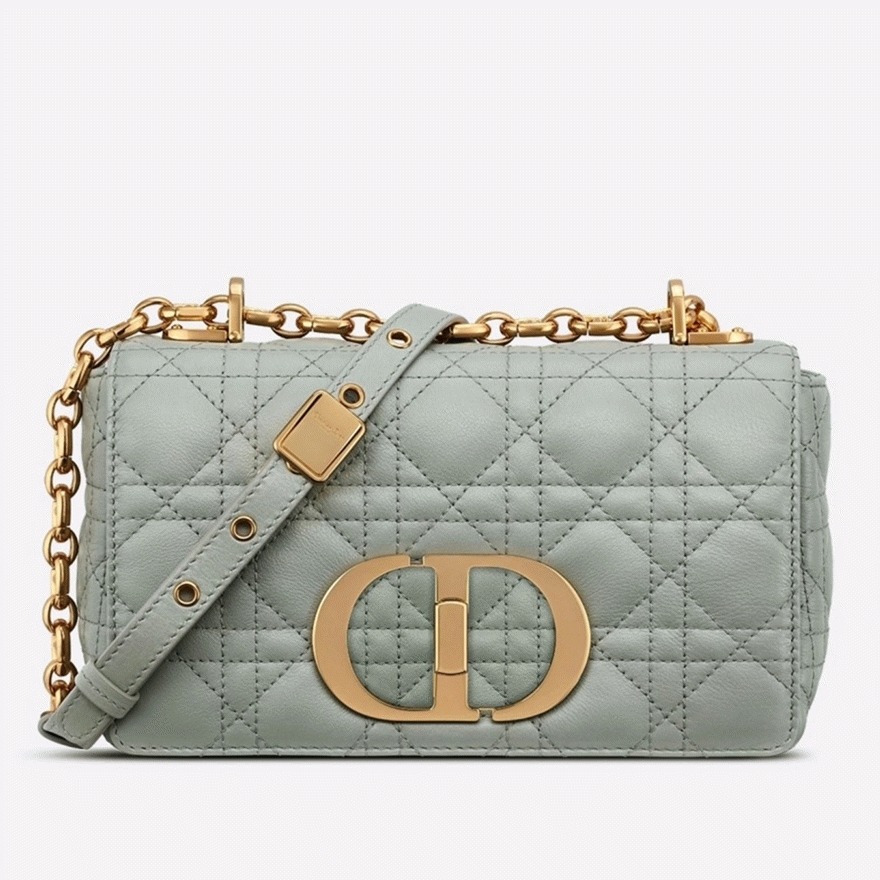 D10r Caro Small Bag Replica in Grey