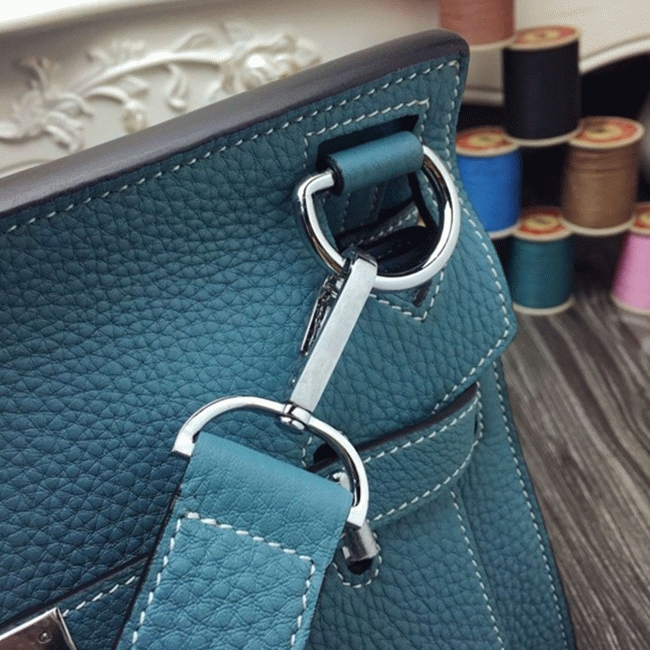 Blue jean knockoff H**me5 Jypsiere 34cm handbag
