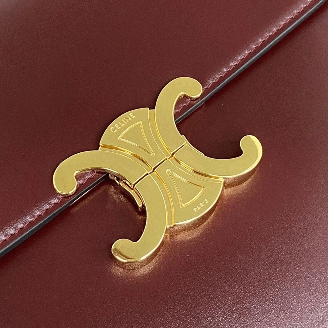 Top Quality Replica Ce1i*e Triomphe Large Bag In Bordeaux