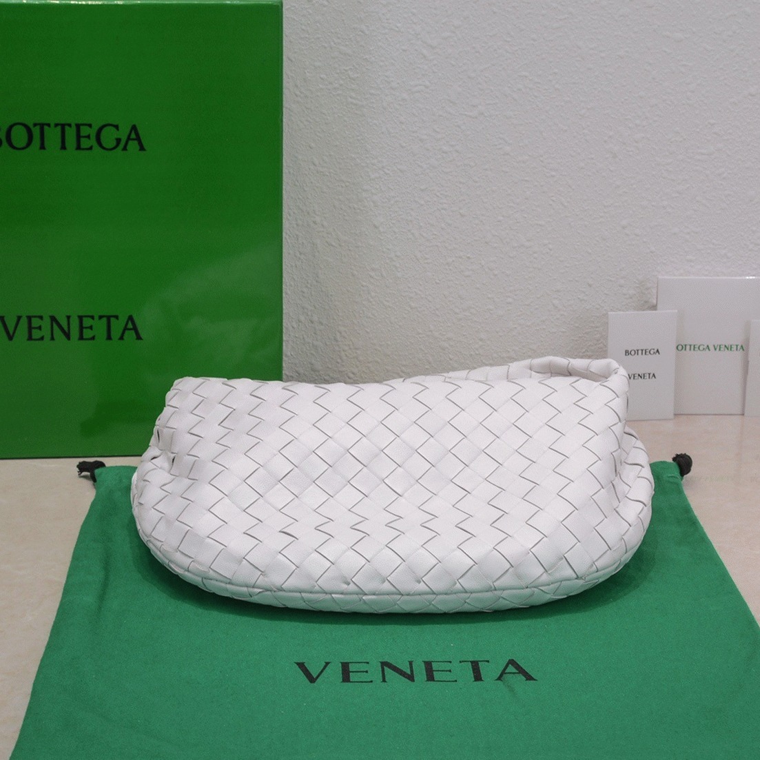 Replica B0tt*ga Ven*ta BV Jodie Teen Bag White