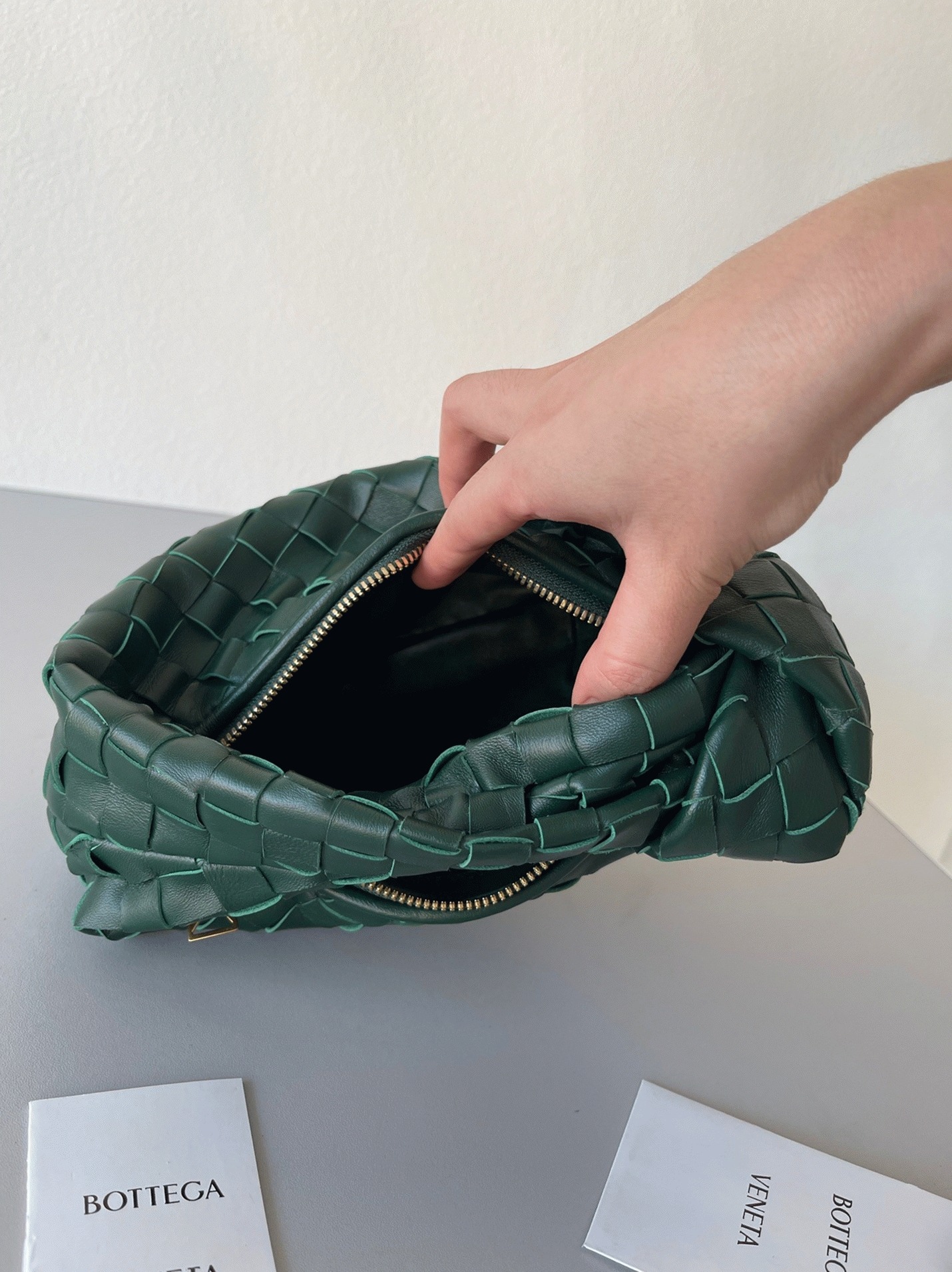 Fake B0tt*ga Ven*ta BV Jodie Mini Bag Travertine