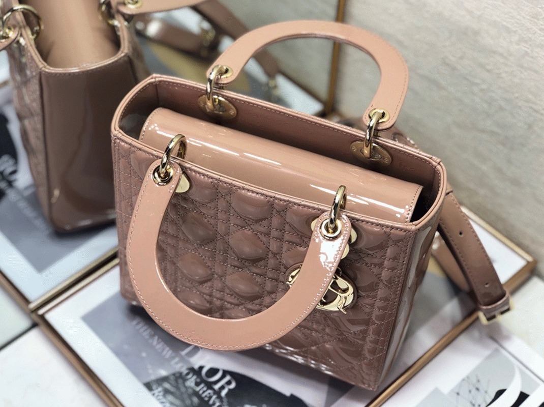 D10r Lady D10r Medium Bag Replica in Blush