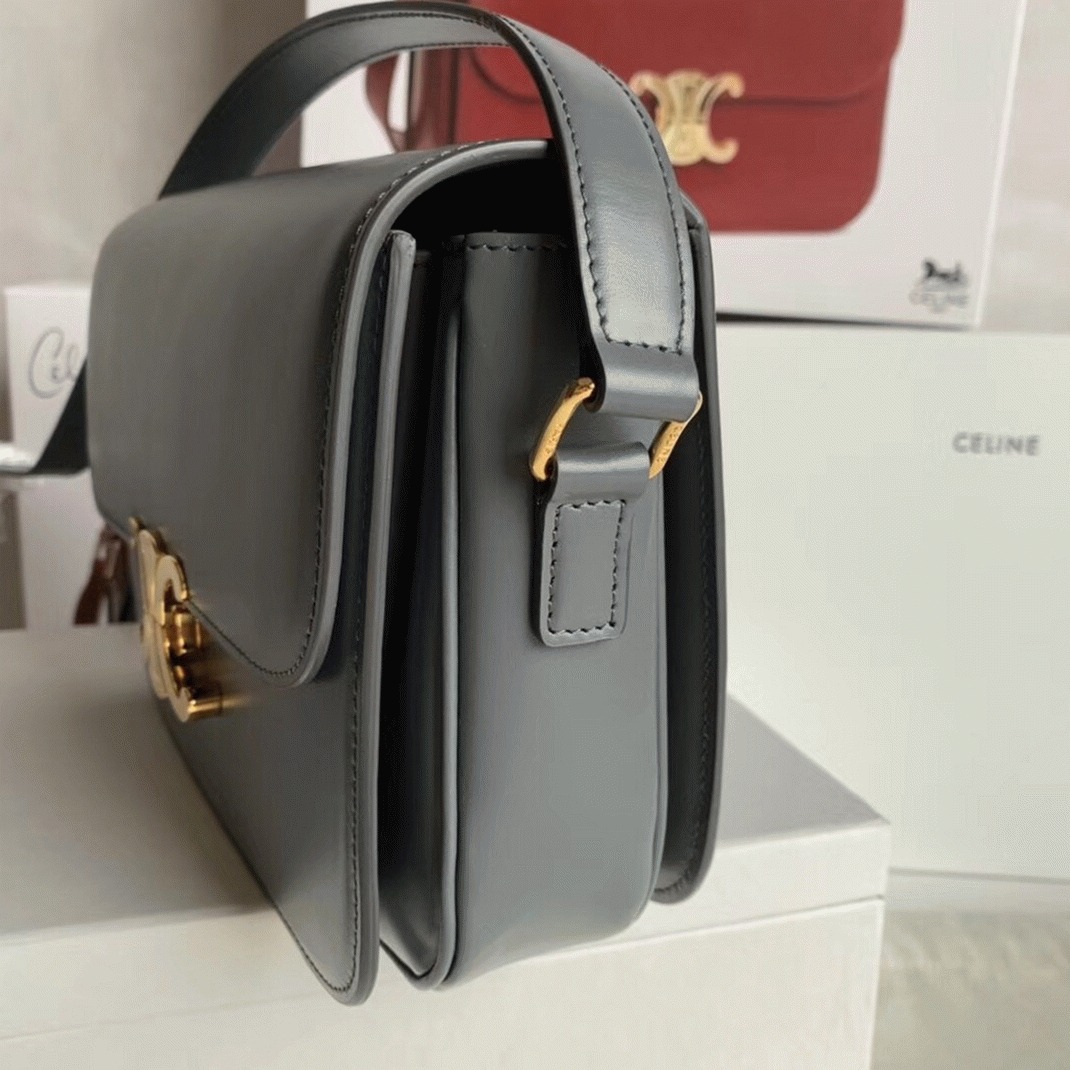 Top Quality Knockoff Ce1i*e Triomphe Medium Bag In Grey