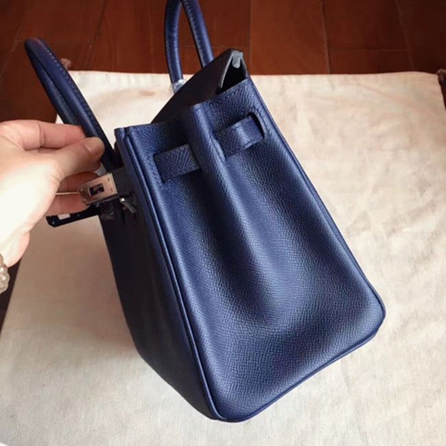 AAA Replica H**me5 Birkin 25cm in Sapphire Blue