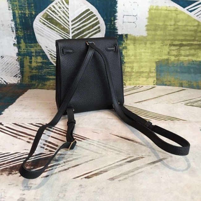Black Clemence Knockoff H**me5 Kelly Ado PM Everyday Backpack