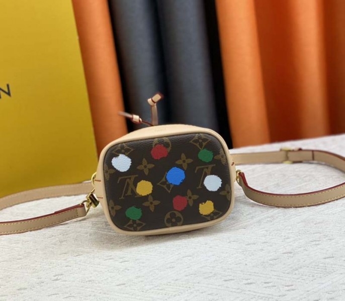 L0vis Vvtt0n X YK Monogram Canvas Nano Noe Bag