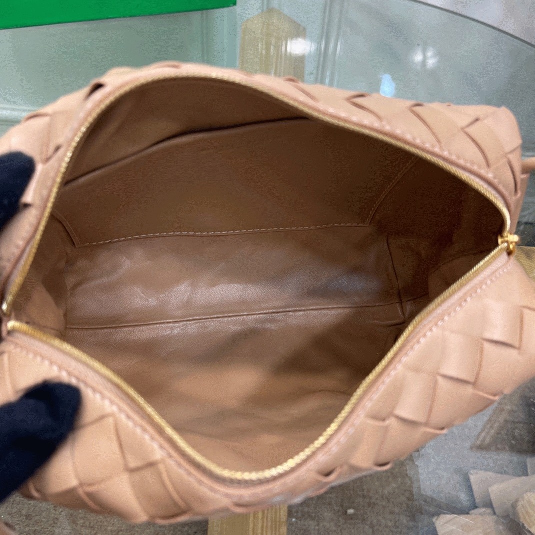 Fake B0tt*ga Ven*ta Loop Small Bag Almond