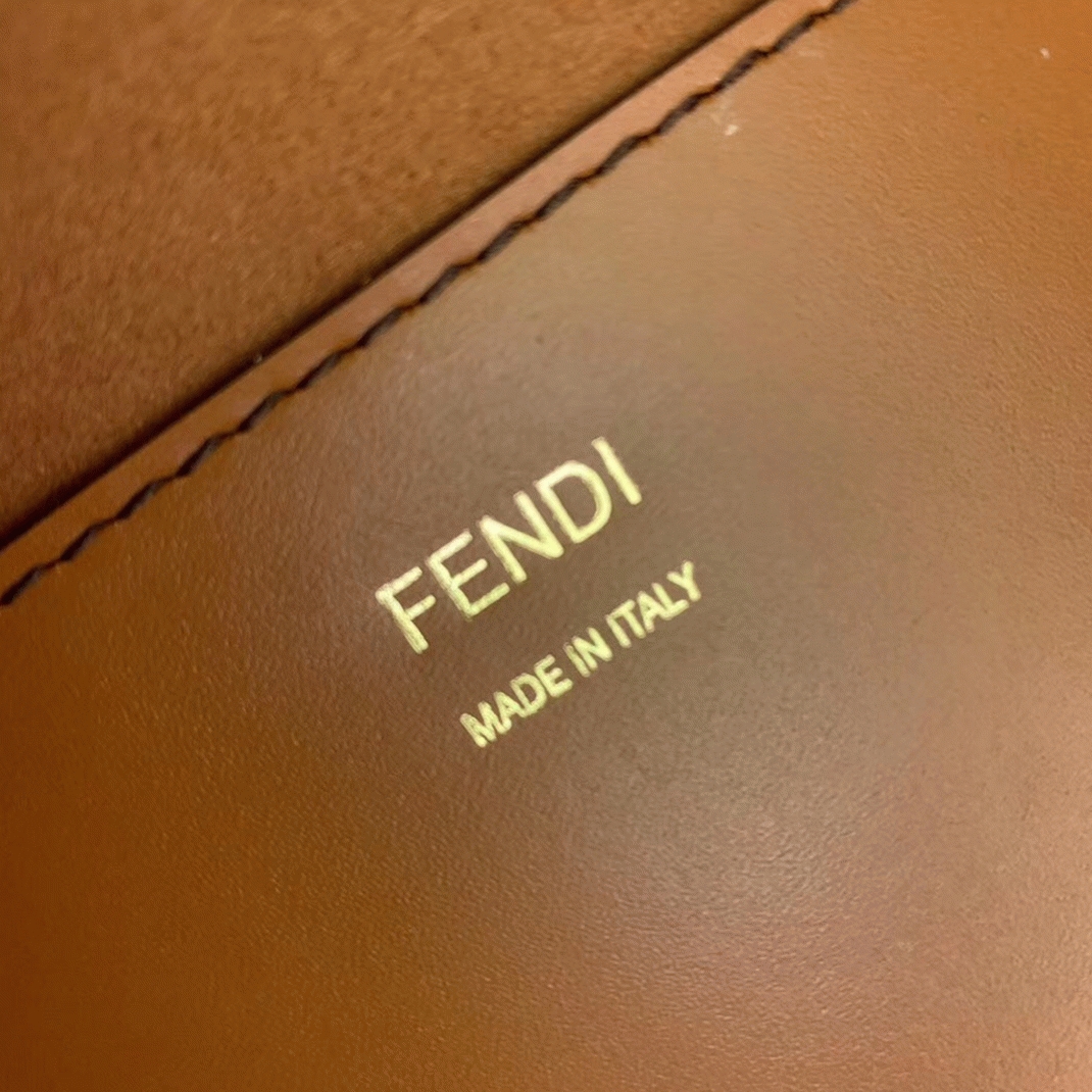 Top Quality Replica F**di Sunshine Large Tote Bag In Brown Calfskin