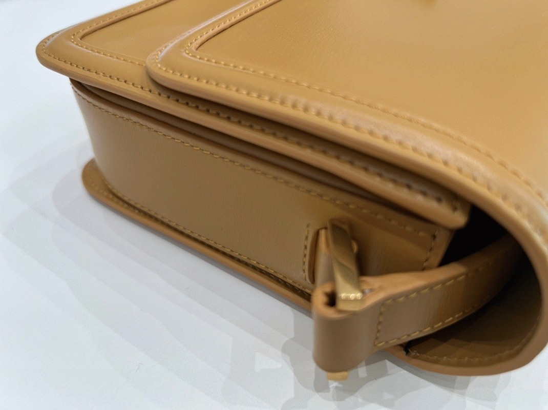 Fake Sa1nt Lau*nt Medium Solferino Bag Camel Calfskin