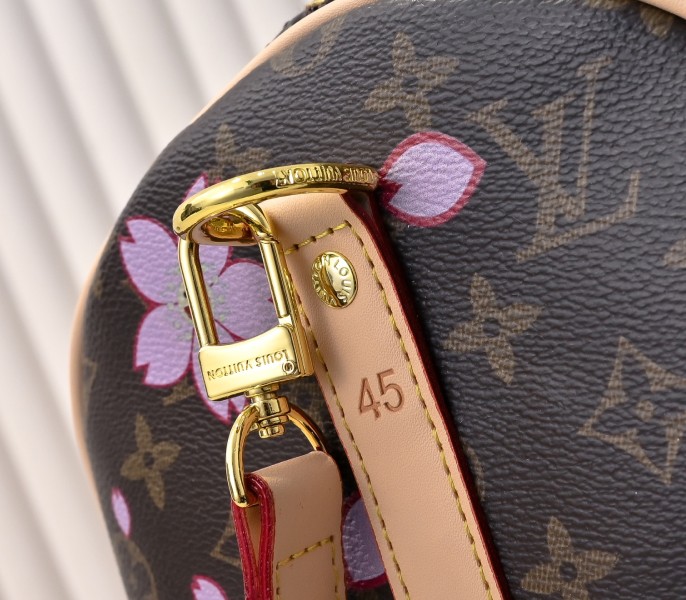 LV X TM Monogram Canvas Keepall 45 With Cherry Blossom