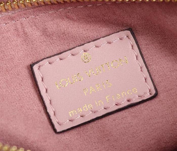 L0vis Vvtt0n Monogram Canvas Soufflot BB Bag In Peach