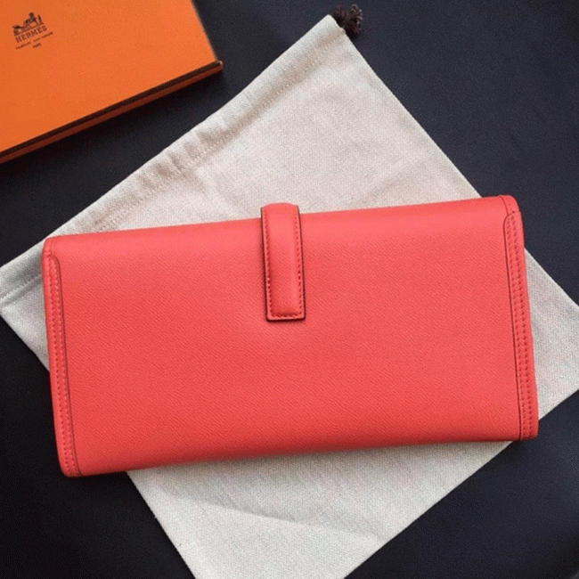 Flamingo replica luxury H**me5 Jige Elan clutch bag