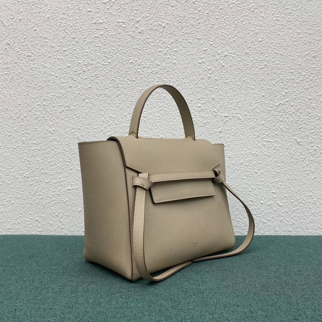Ce1i*e Micro Belt Bag Fake in Light Taupe