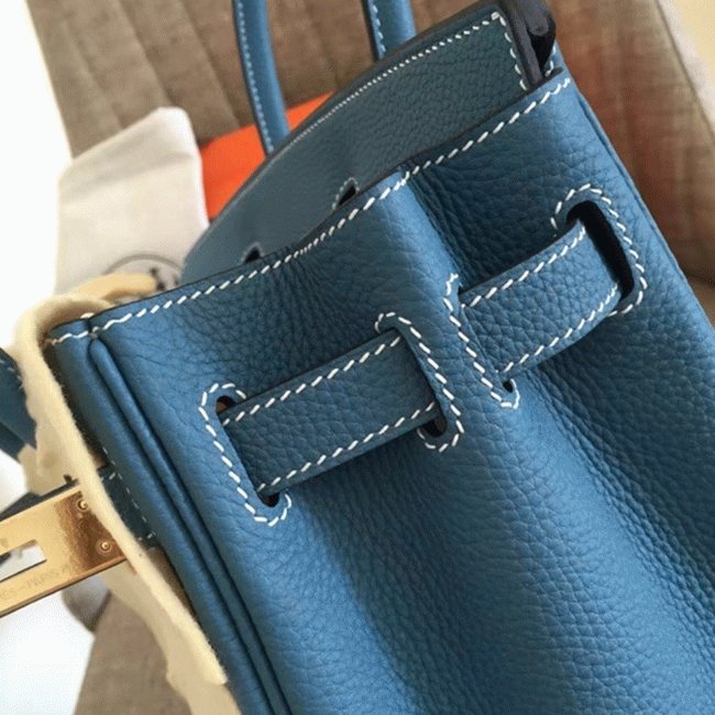 Blue Jean Replica Luxury H**me5 Birkin 35cm Tote