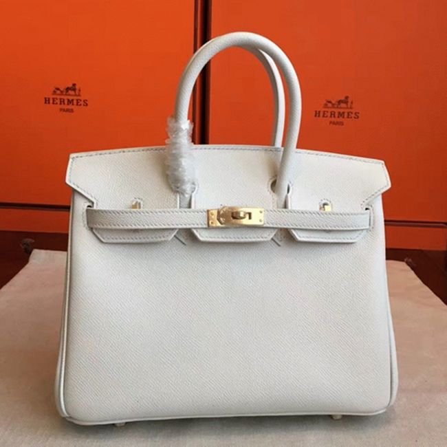 preM1vm replica white h**me5 birkin 25cm handbag