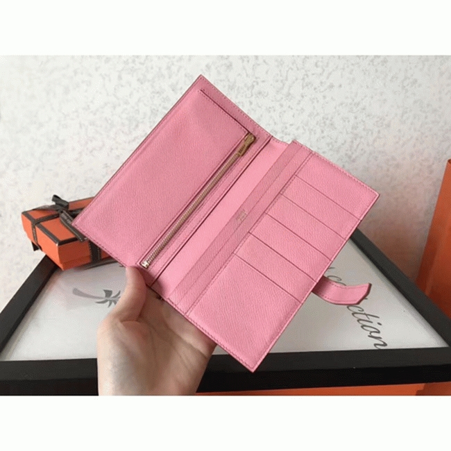 Pink Replica H**me5 Bearn Wallet