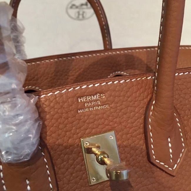 1:1 preM1vm brown h**me5 birkin 25cm fake bag