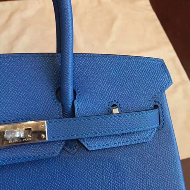 High-Grade Replica H**me5 Birkin 25cm in Blue