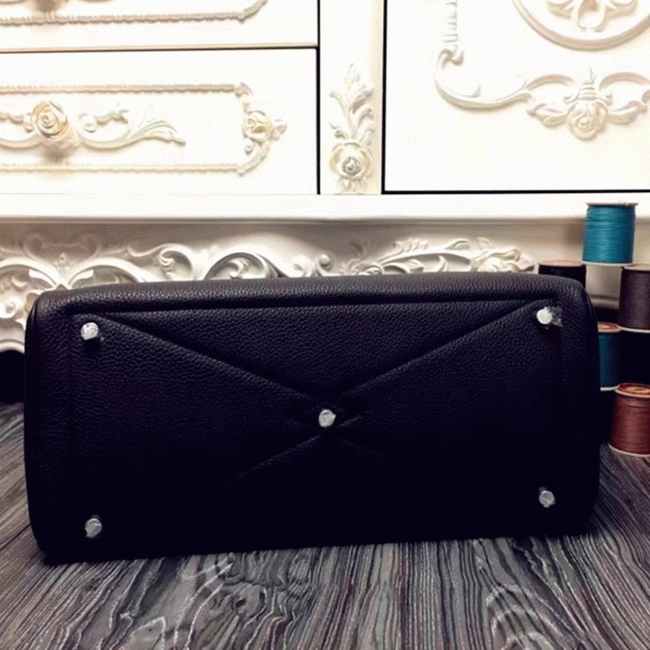Black Designer Replica H**me5 Victoria II 35cm Bag