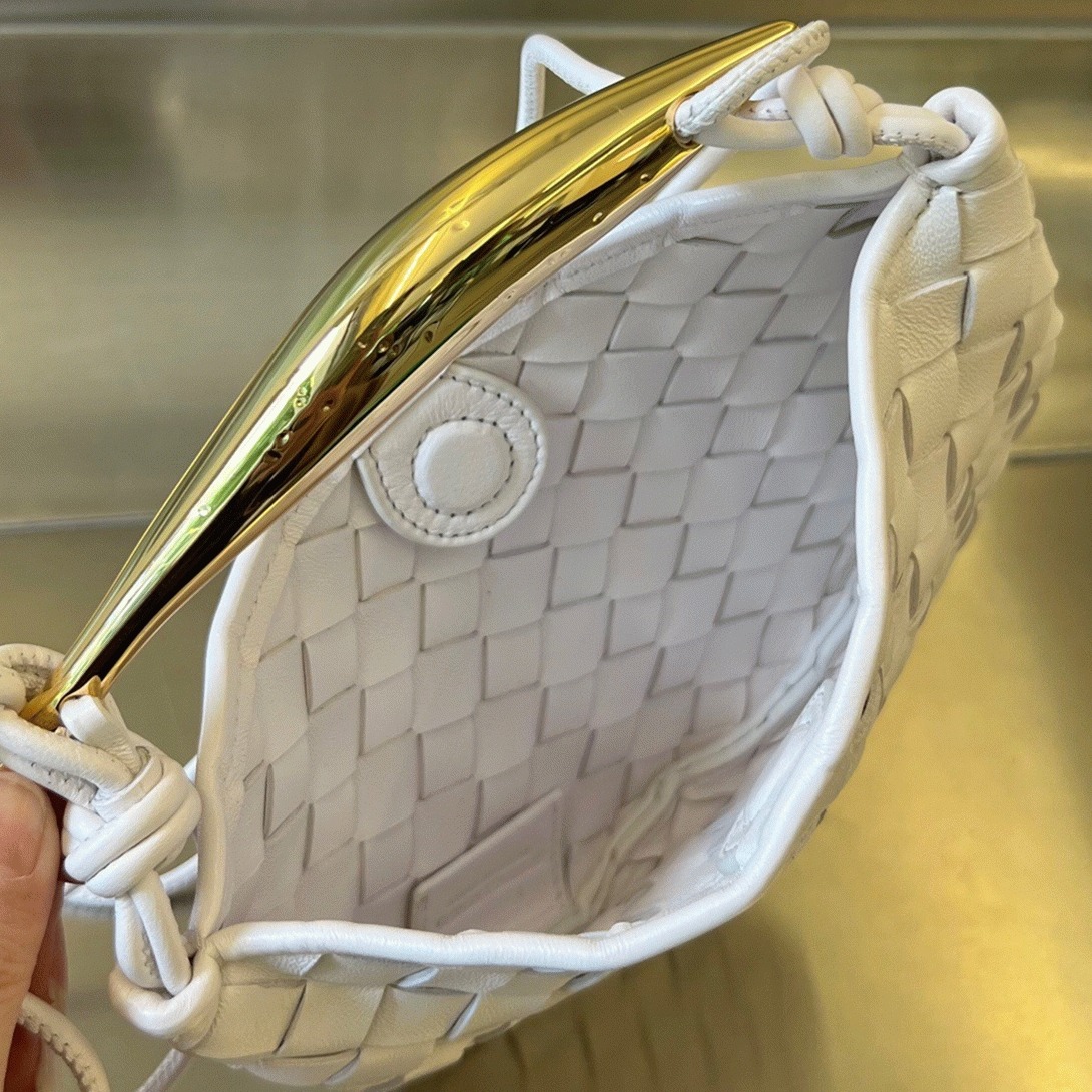Replica B0tt*ga Ven*ta Sardine Mini Bag White