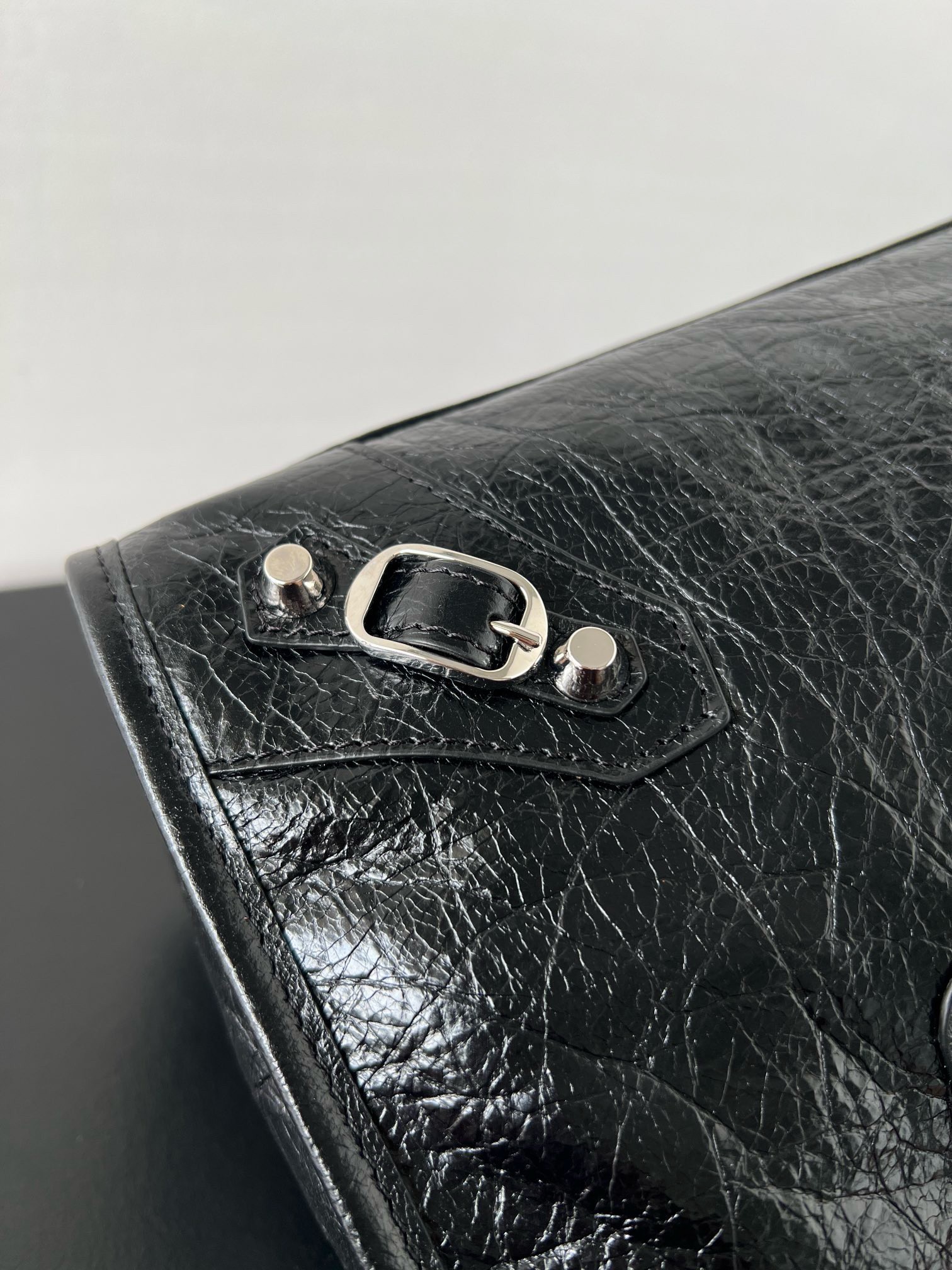 Knockoff Ba1en*iaga Le City Small Bag Black Arena Lambskin