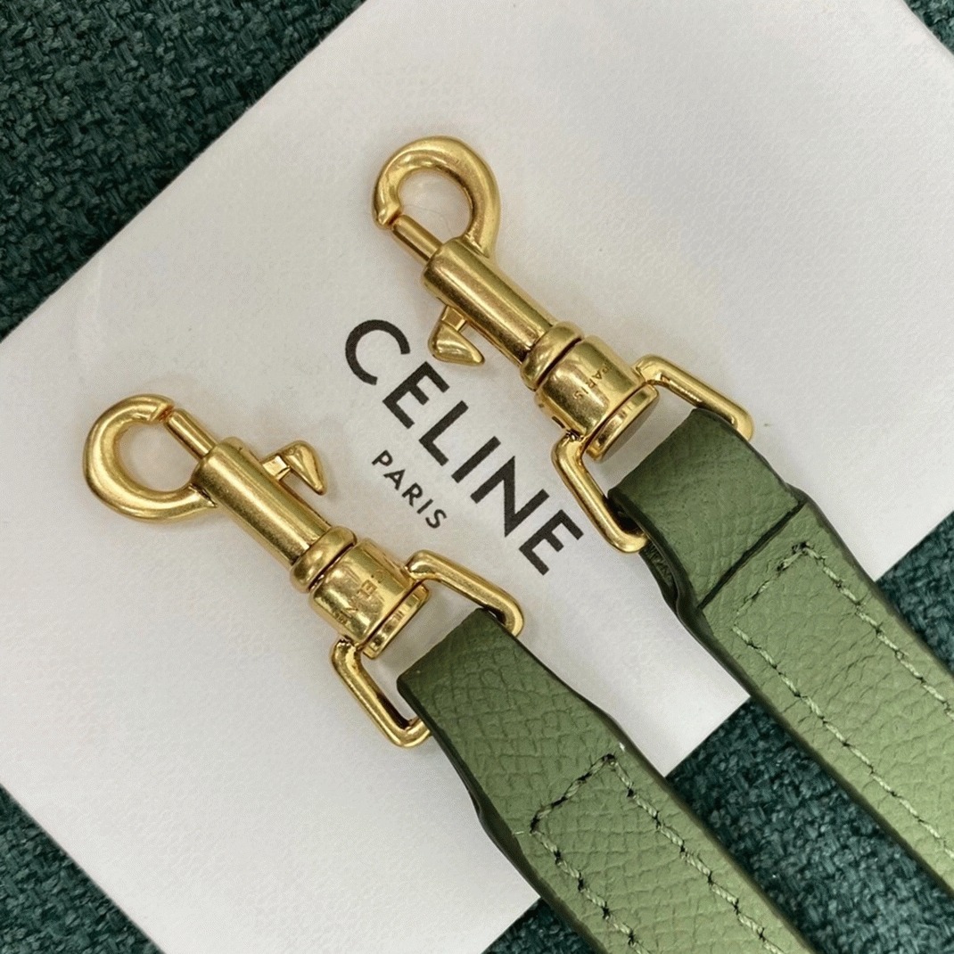 Ce1i*e Belt Nano Bag Knockoff in Light Khaki