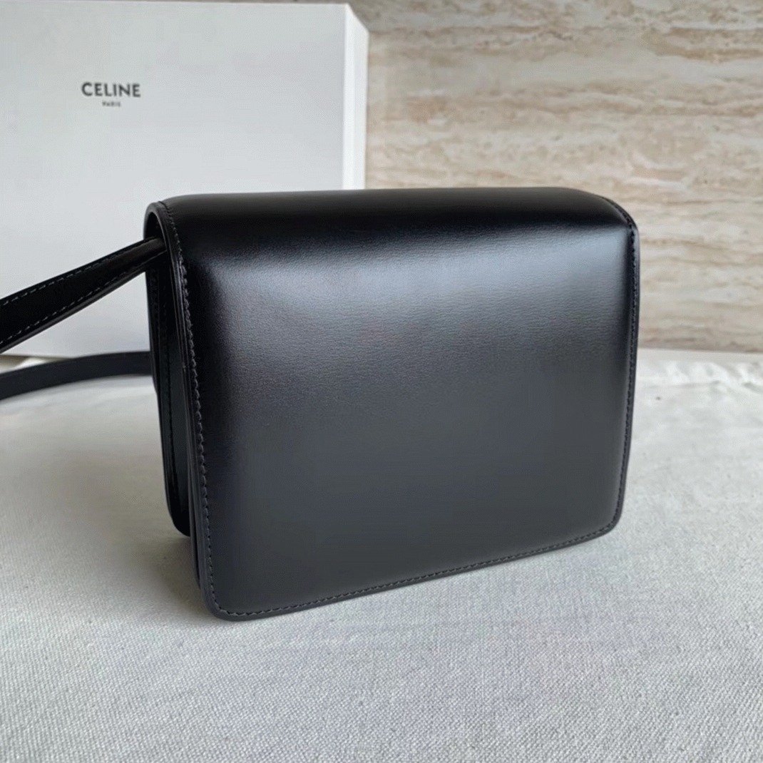 Top Quality Imitation Ce1i*e Classic Box Small Bag In Black