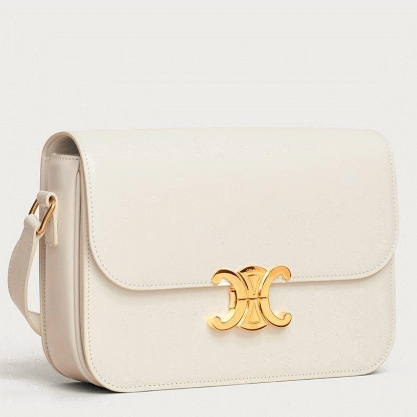 Top Quality Fake Ce1i*e Triomphe Teen Bag In White